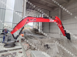 山東元征行液壓固定式機(jī)械臂挖斗