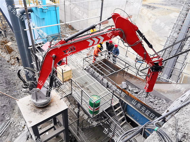 山東元征行固定式智能液壓破碎工作臂