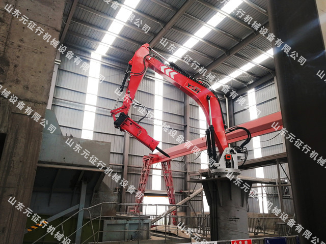 山東元征行固定式液壓碎石遙控機(jī)械臂