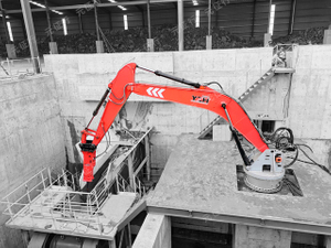 元征行智能液壓碎石用固定式破碎工作臂破碎錘-支持定制服務(wù)