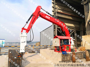 山東元征行智能固定式液壓碎石工作臂