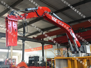 山東元征行液壓固定式智能碎石破碎錘