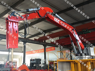 山東元征行液壓固定式智能碎石破碎錘