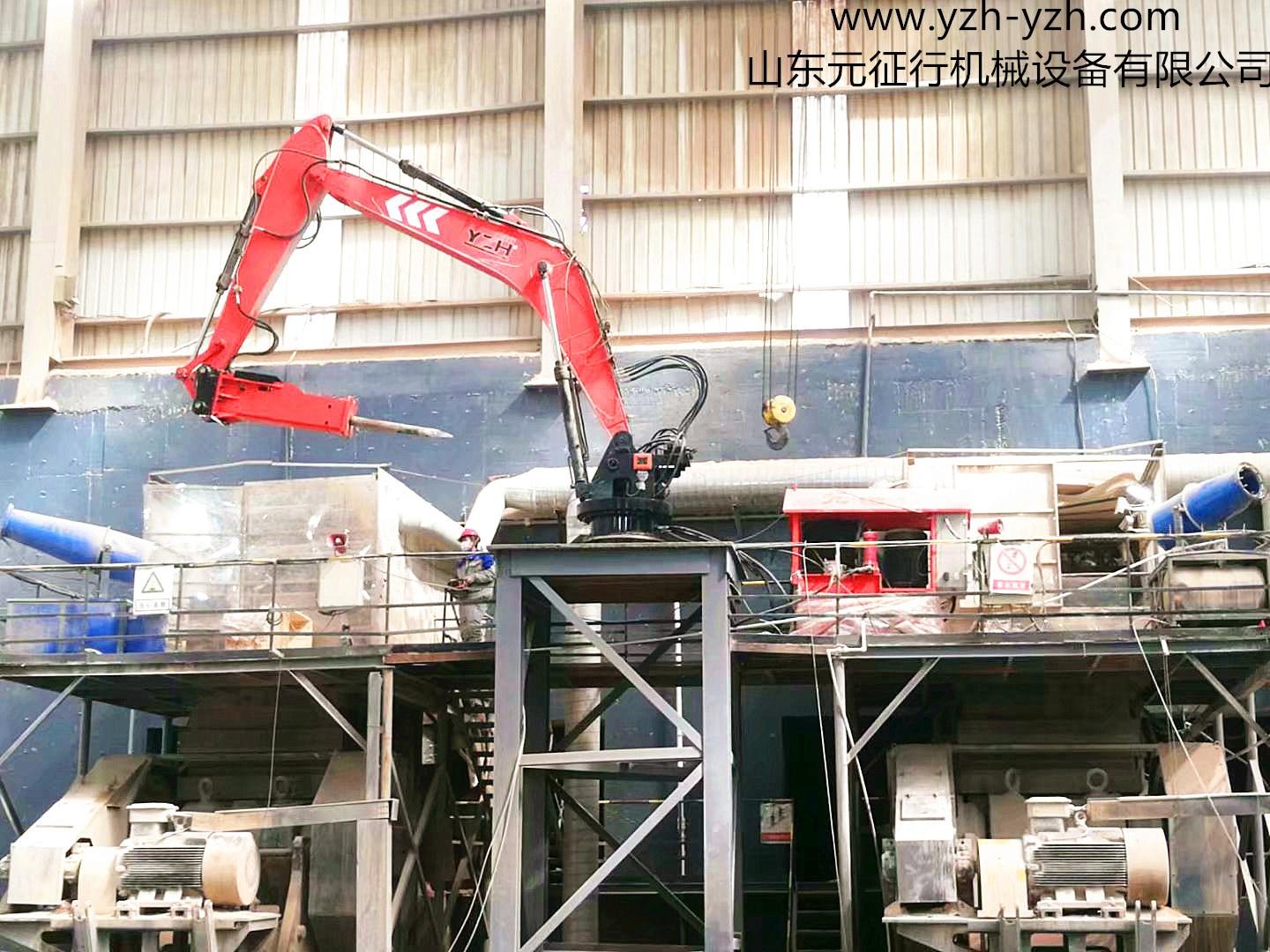 固定式液压破碎站