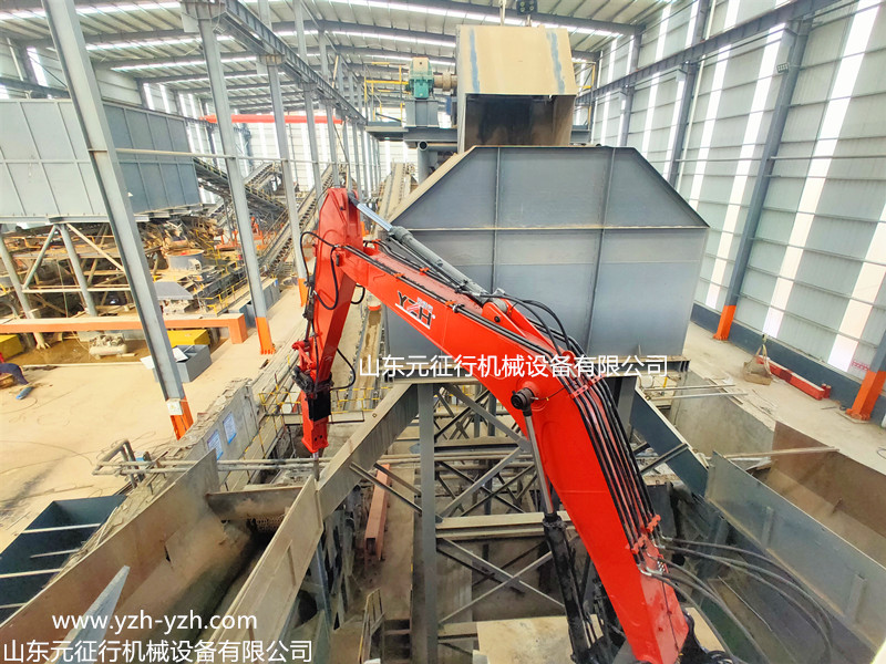 料口碎石机械手
