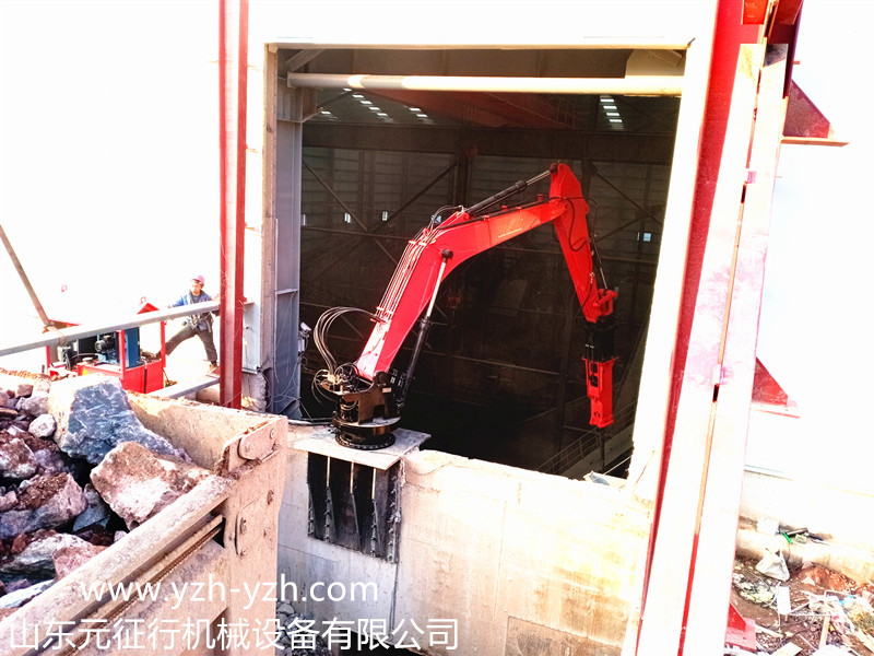 固定式破碎机械工作臂