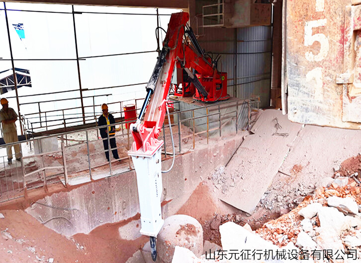 固定式液压破碎机械臂