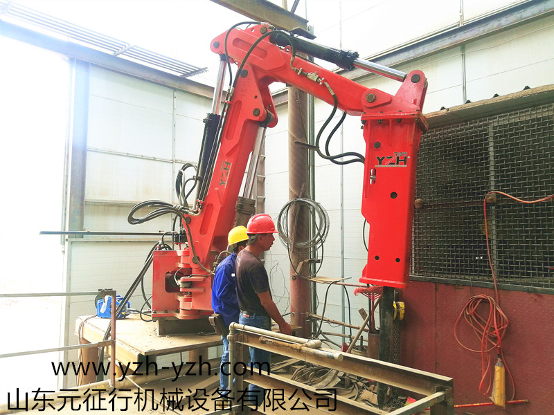 料口固定式破碎机械工作手臂