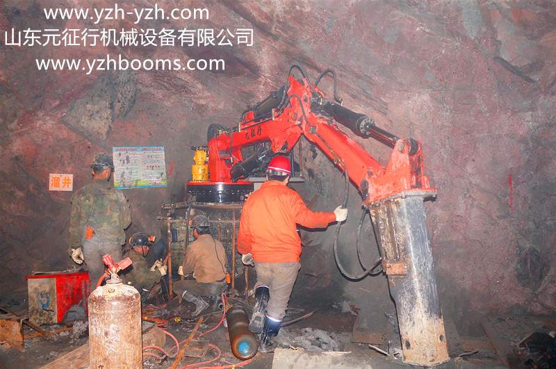 矿山碎石专用固定式液压破碎锤