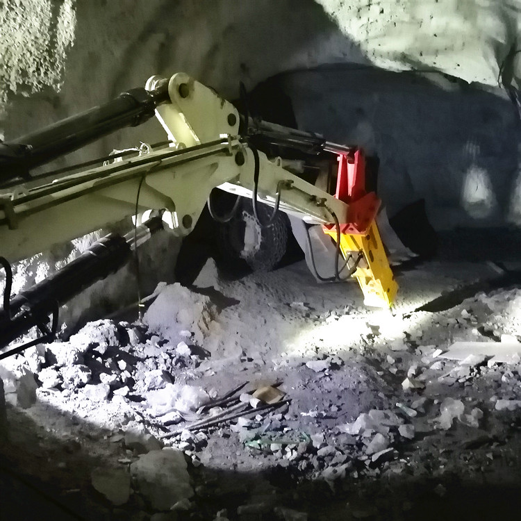 固定式液压破碎料口机械臂