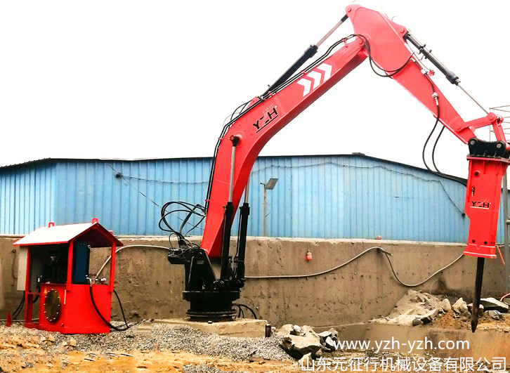 固定式电动液压碎石机