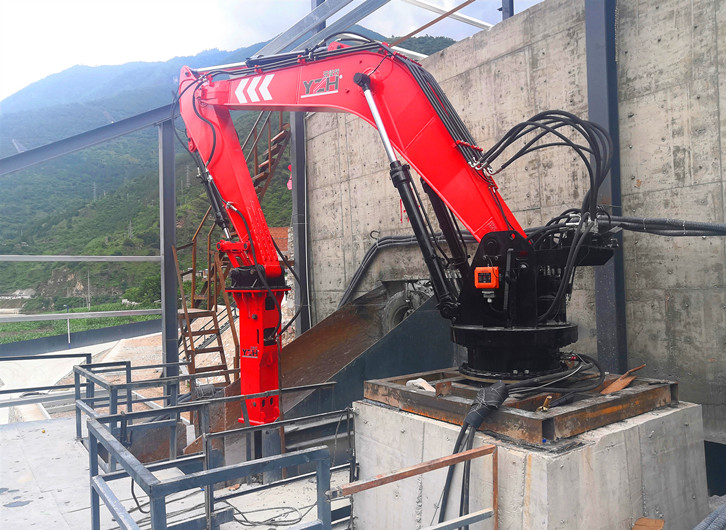 固定式液压破碎站