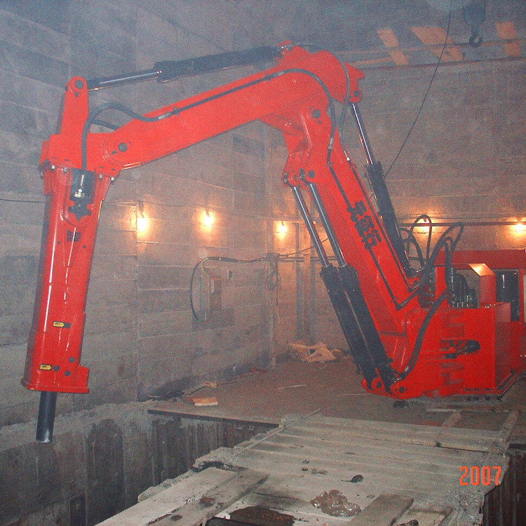 固定式电动液压破碎机械工作臂