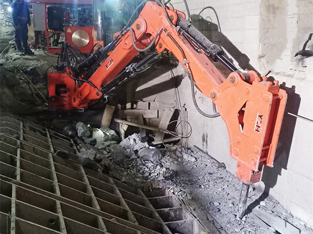 固定式液压破碎机械臂