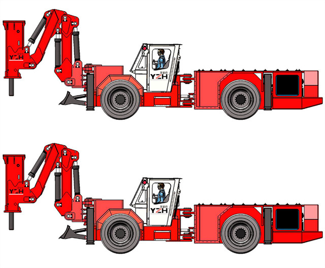 矿山用液压破碎台车