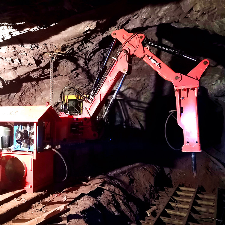 矿山碎石专用固定式电动液压破碎锤